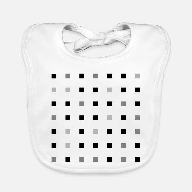 Grille carrée Bavoir bio Bébé