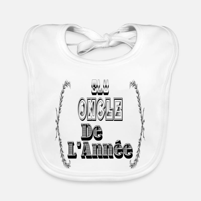 Elu Oncle Année Tonton Bavoir bio Bébé