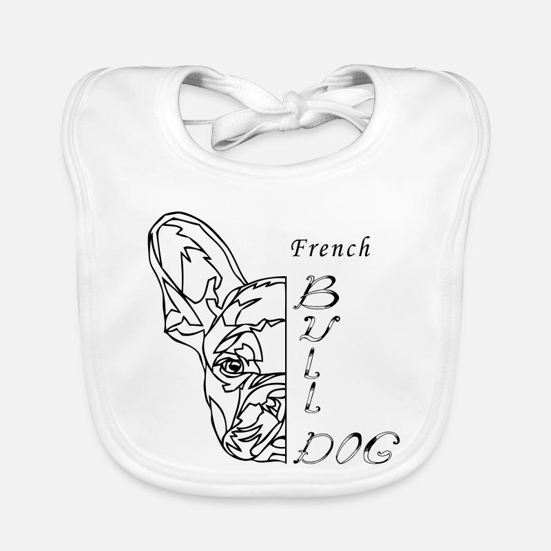 Bouledogue français Bavoir bio Bébé