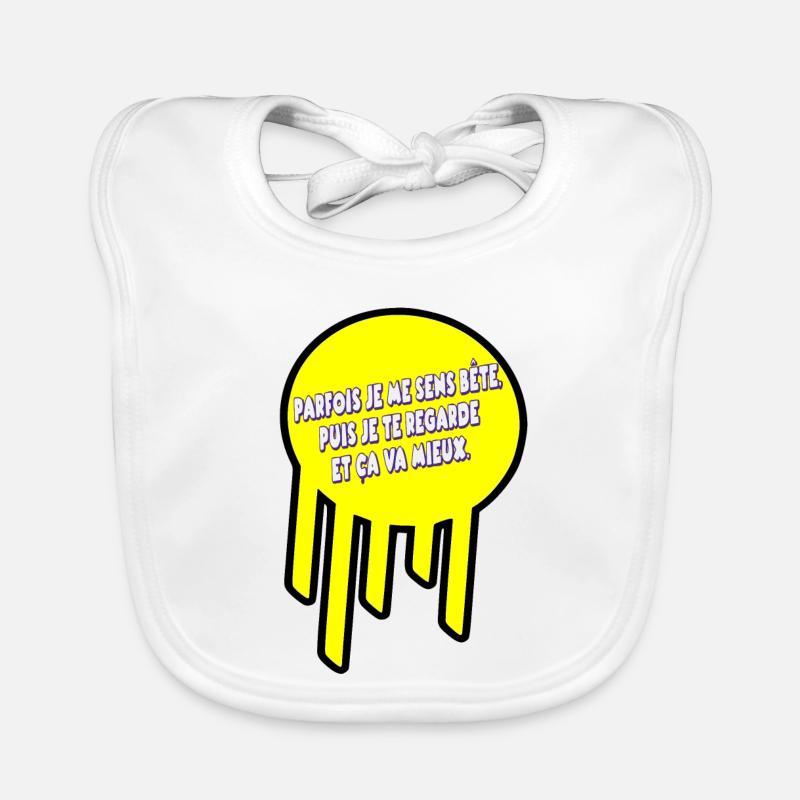 Sometimes I feel stupid Organic Baby Bibs