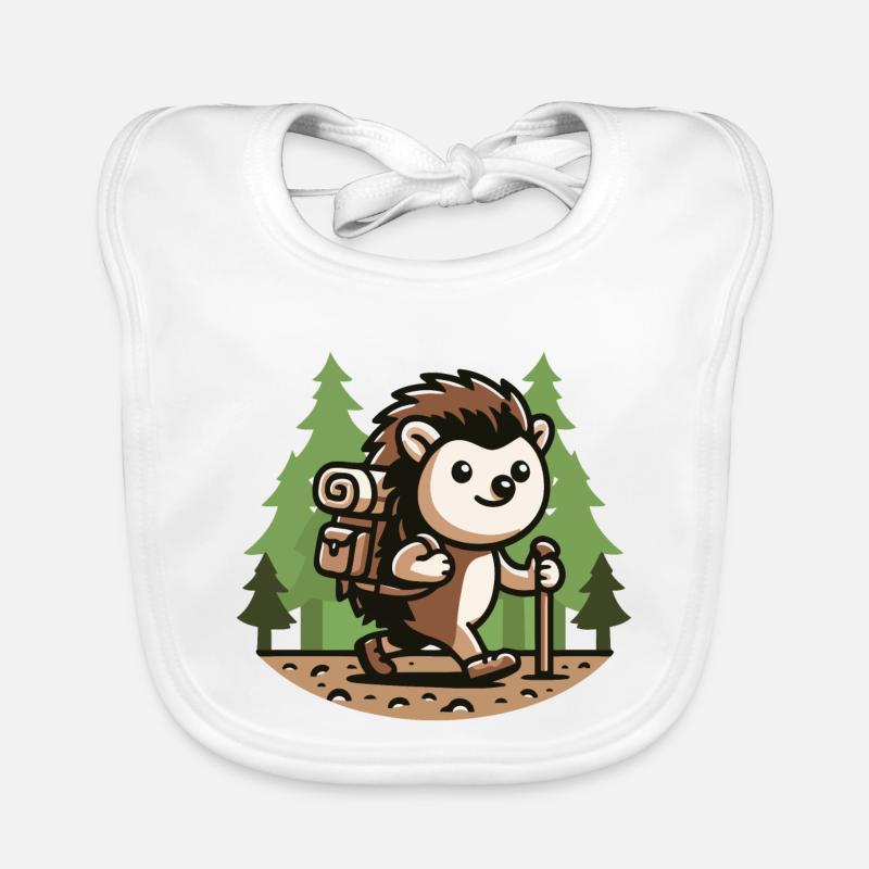 Wanderwanderer: Der Wanderigel Baby Bio-Lätzchen