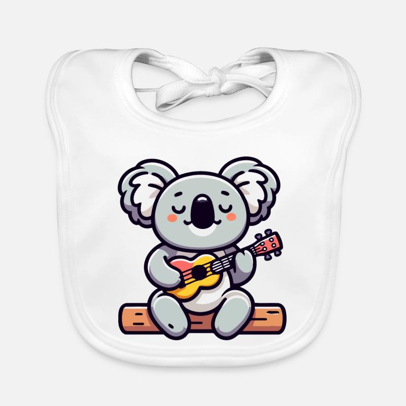 Koala Chords: Der Eukalyptus-Melodiker Baby Bio-Lätzchen