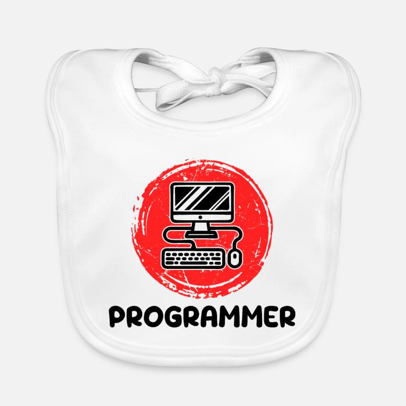 Développeur informatique Programmeur Code Scripting Bavoir bio Bébé