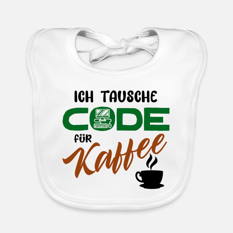 Programmierer Softwareentwickler Developer Code Baby Bio-Lätzchen