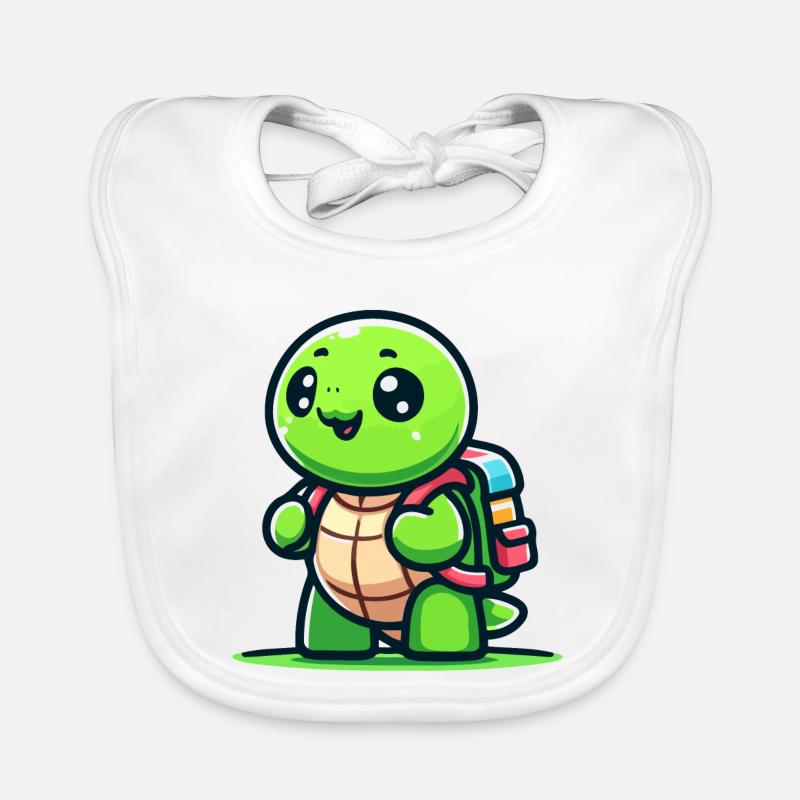 Trailblazer Turtle: The Explorer Organic Baby Bibs
