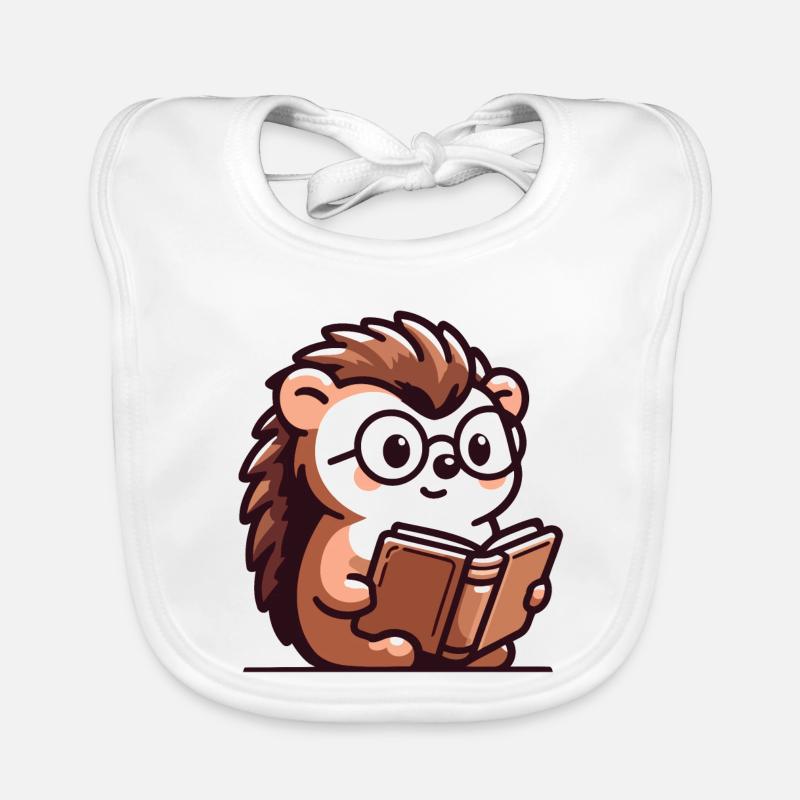 Bookish Hedgehog: The Tiny Scholar Organic Baby Bibs