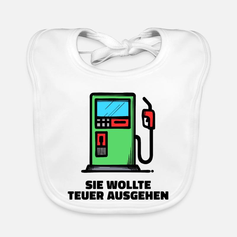 Pompe à carburant de déclaration d’essence de station-service de ravitaillement Bavoir bio Bébé