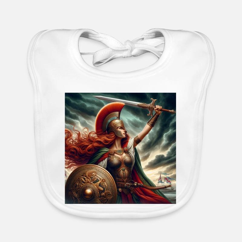 Die Macht eines keltischen Kriegers Baby Bio-Lätzchen