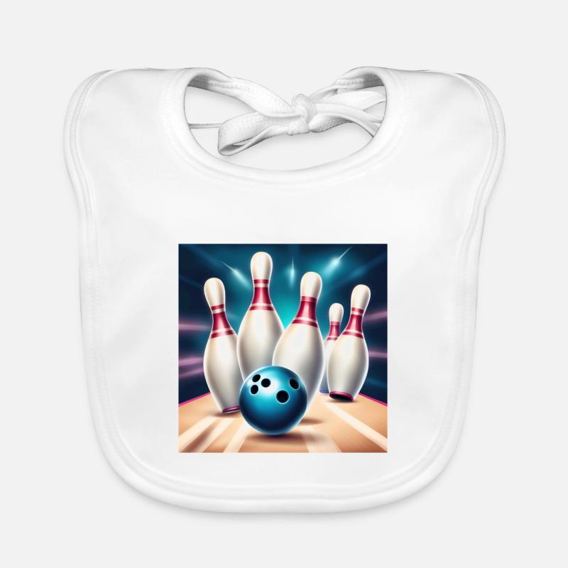 Bowling, Bowlingbahn, Bowling Baby Bio-Lätzchen