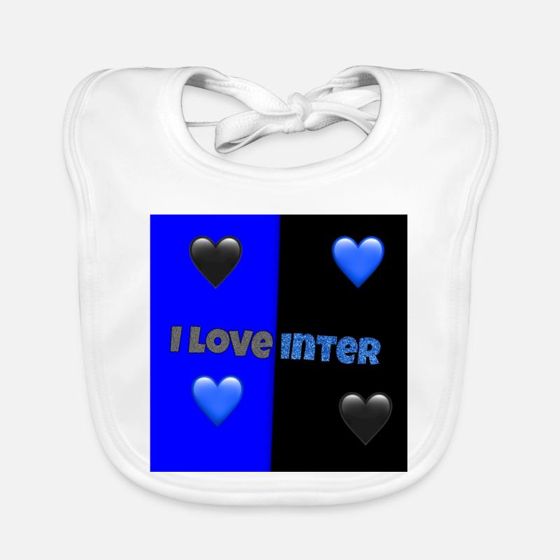 Ich liebe Inter Baby Bio-Lätzchen