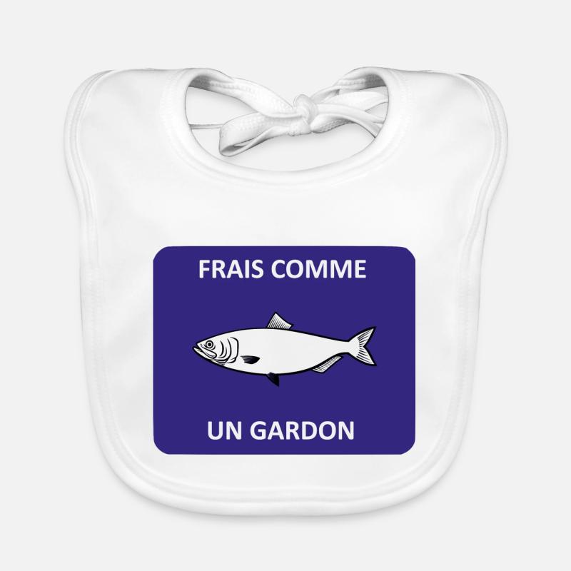 Frais comme un gardon Bavoir bio Bébé
