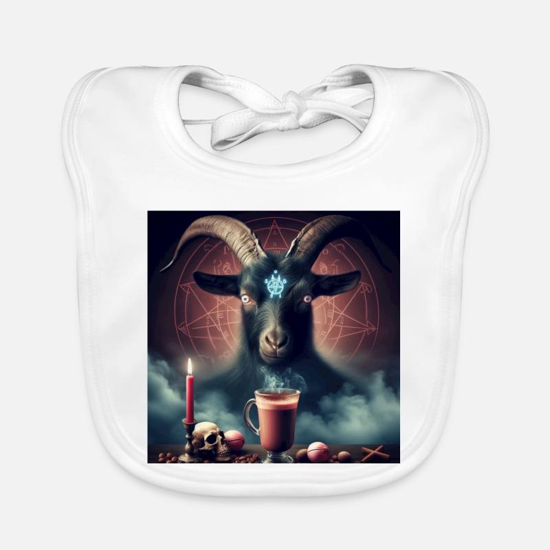 Satan anrufen Baby Bio-Lätzchen