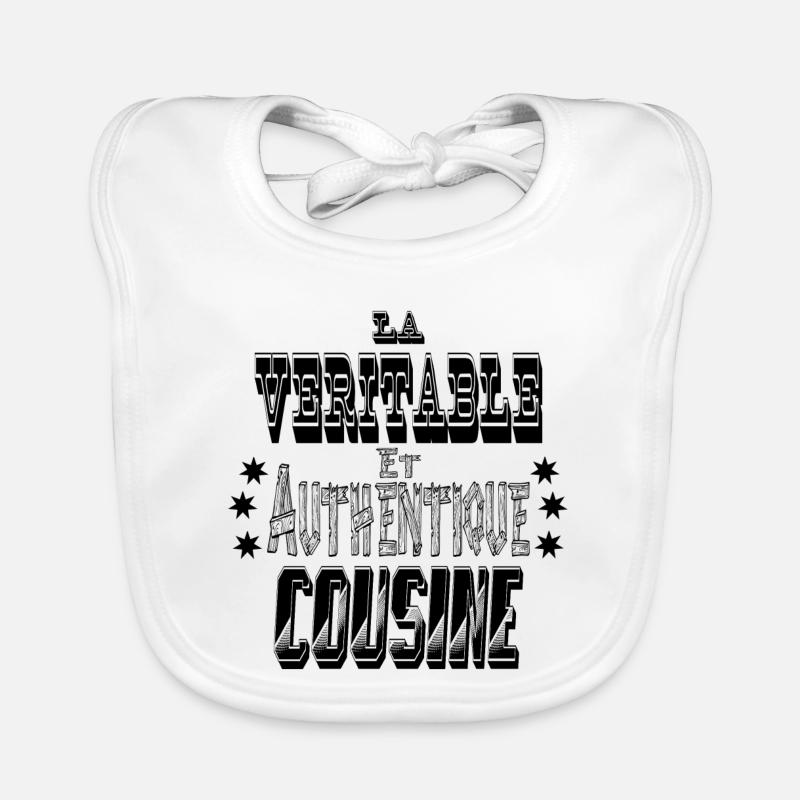 La Véritable et Authentique Cousine Bavoir bio Bébé