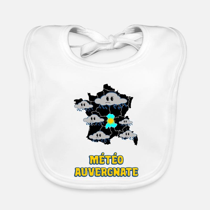 Météo Auvergnate Bavoir bio Bébé