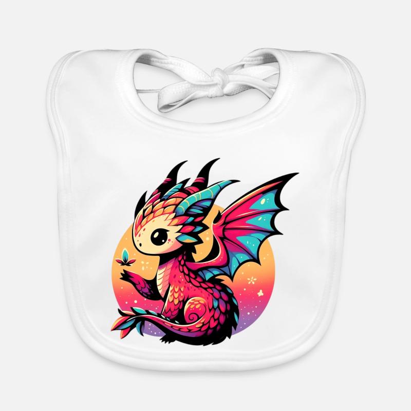 Drachen Baby Bio-Lätzchen