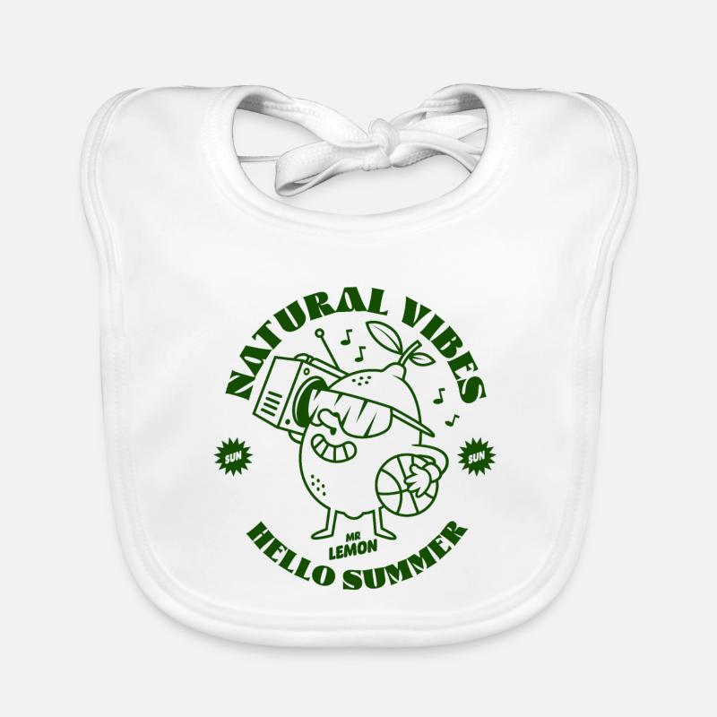 Lemon Green Bavoir bio Bébé