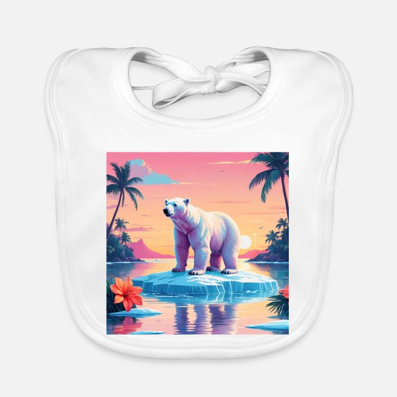Polar Bear Baby Bio-Lätzchen