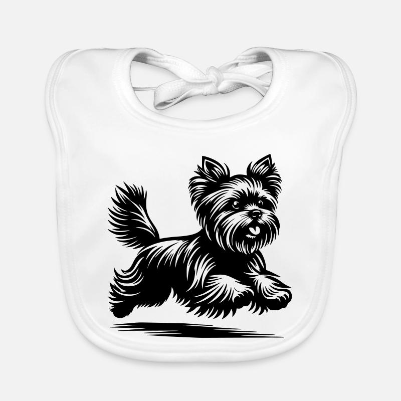 Yorkshire Terrier Baby Bio-Lätzchen