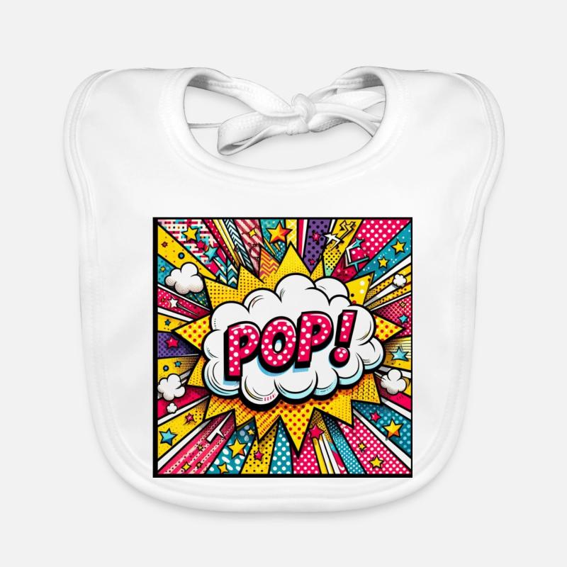 Pop 1 Organic Baby Bibs