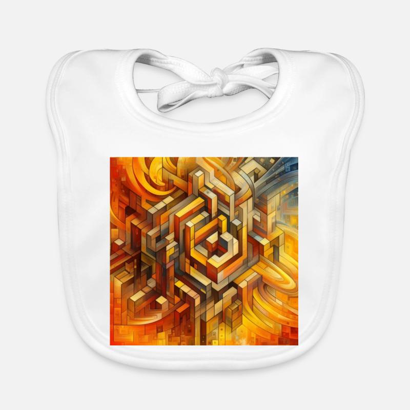 Quadrate 4 Baby Bio-Lätzchen