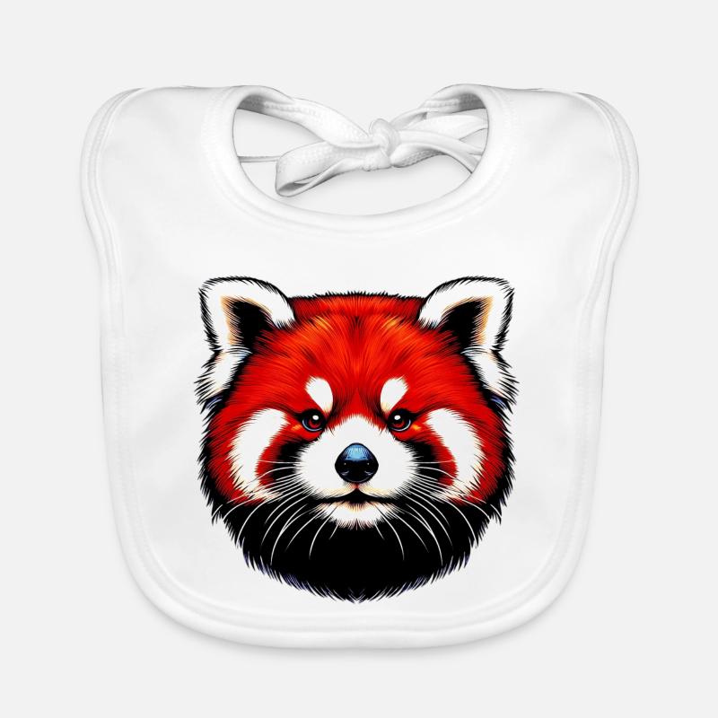 Petit panda Bavoir bio Bébé