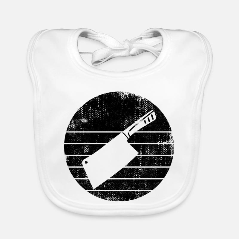 Hackbeil Skizze Baby Bio-Lätzchen