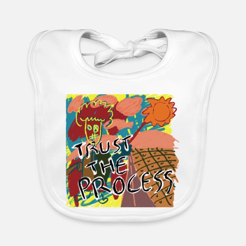 Faites confiance au processus Bavoir bio Bébé