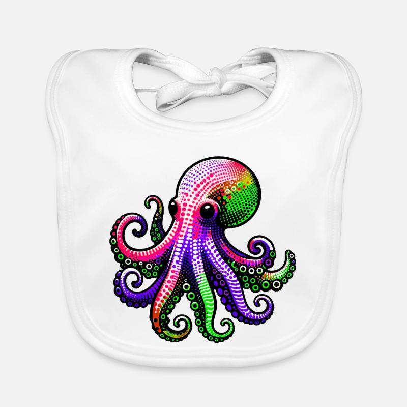 Krake Baby Bio-Lätzchen