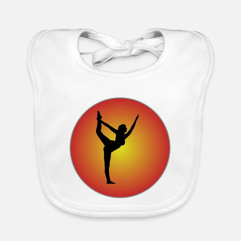 Silhouette Cercle Bavoir bio Bébé