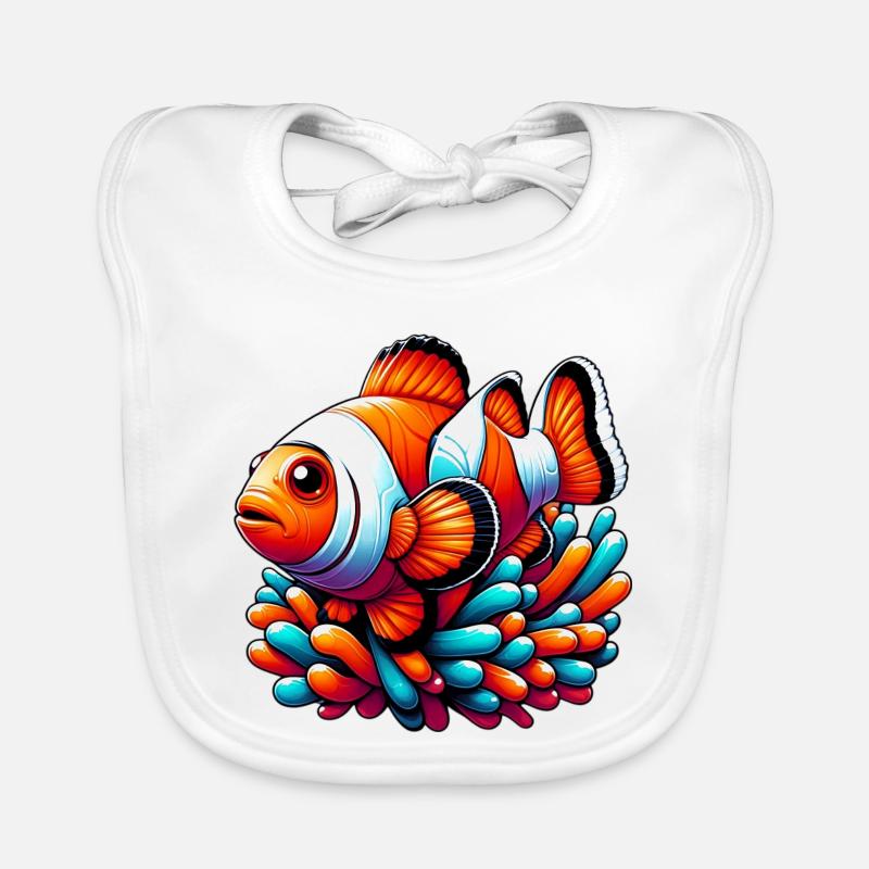 Poisson-clown Bavoir bio Bébé