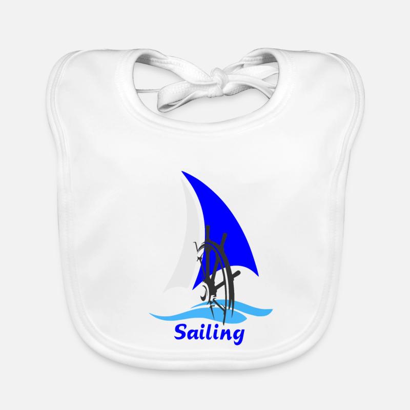 Sailing Organic Baby Bibs