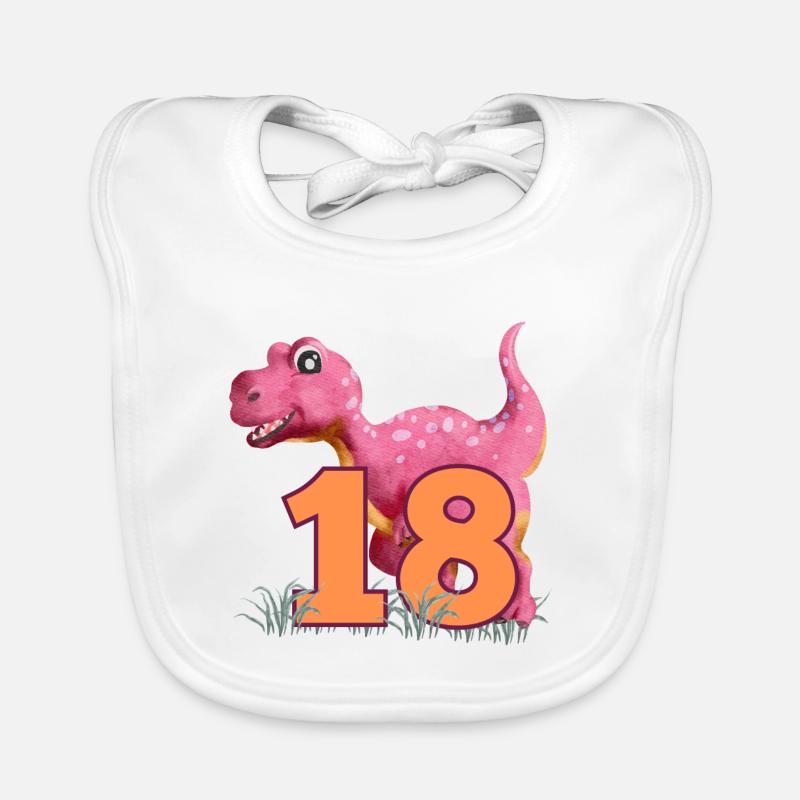 No.18 Dino Organic Baby Bibs