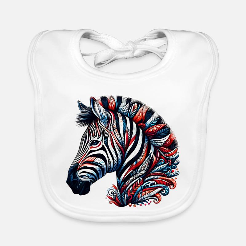 Zebra Baby Bio-Lätzchen