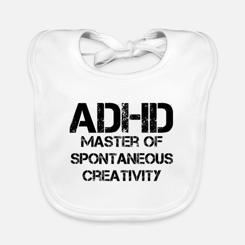 ADHD Organic Baby Bibs