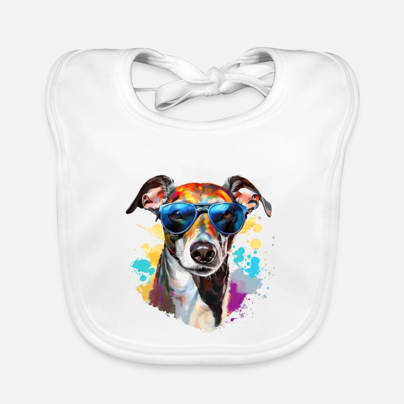 Windspiel mit Sonnenbrille Baby Bio-Lätzchen