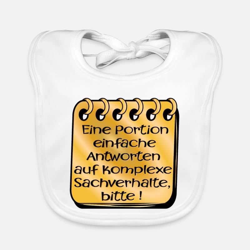 KOMPLEXE SACHVERHALTE Baby Bio-Lätzchen