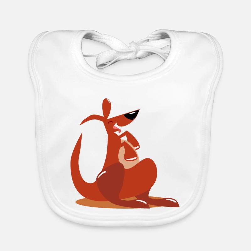 Kängurus Australien Baby Bio-Lätzchen