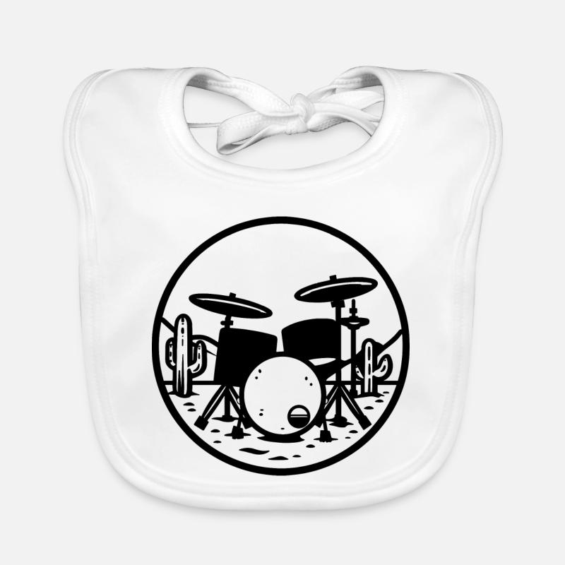 Graphiques de batterie Bavoir bio Bébé