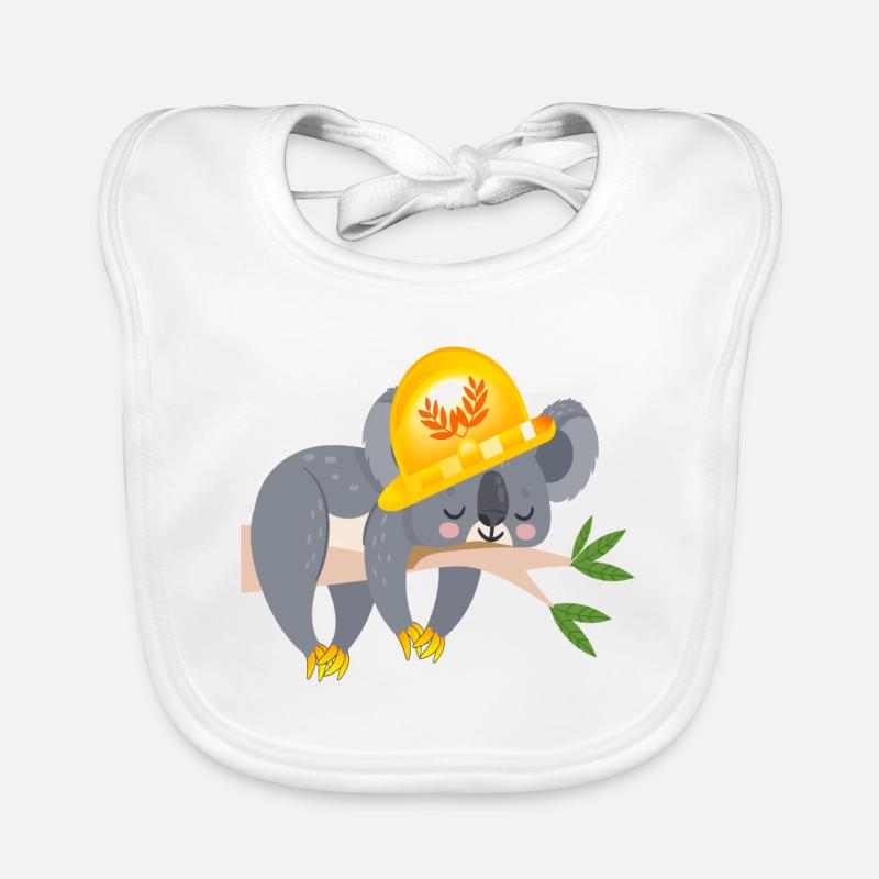 OURS KOALA ARTISANAL Bavoir bio Bébé