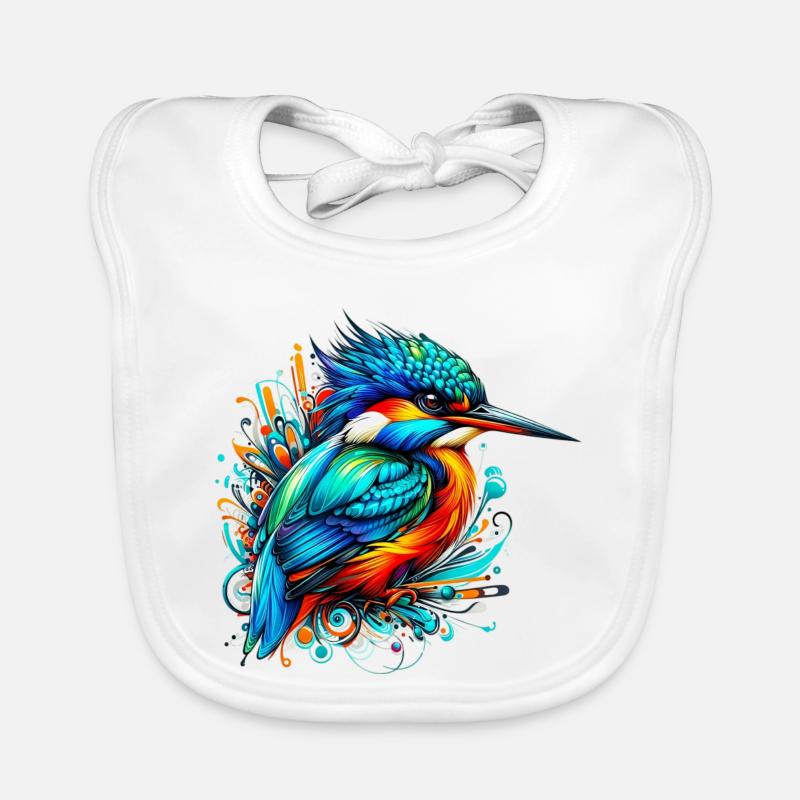 Eisvogel Baby Bio-Lätzchen