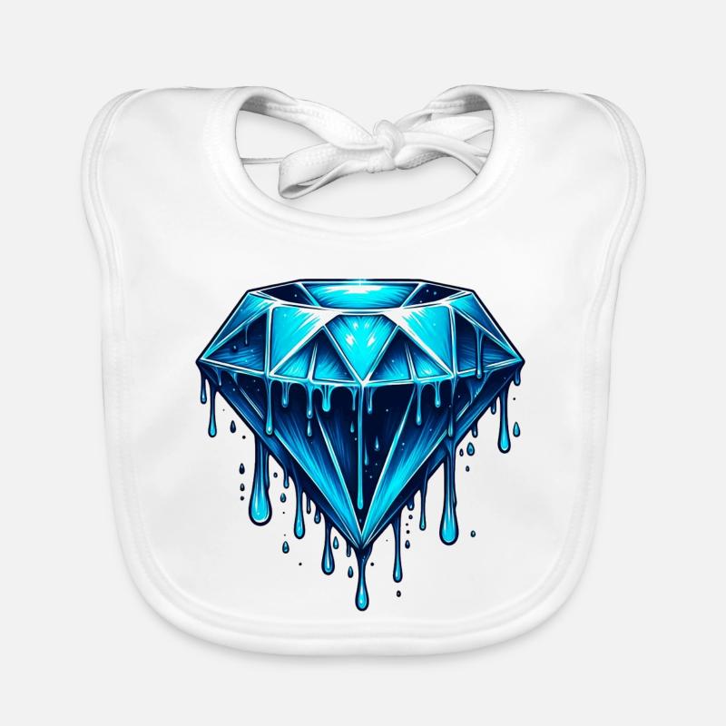 Diamond Organic Baby Bibs