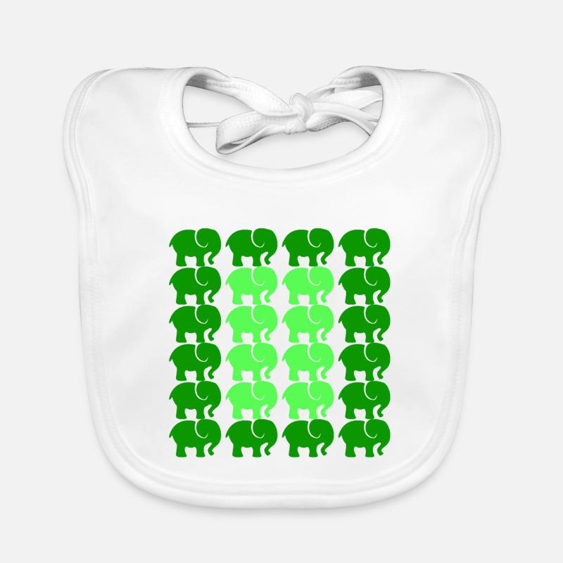 ELEPHANT Organic Baby Bibs