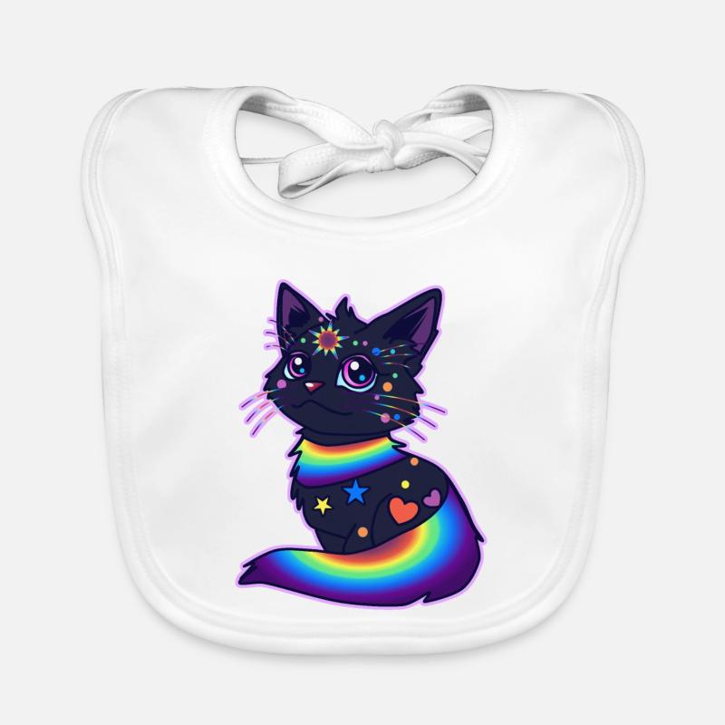 Chat de la fierté Bavoir bio Bébé
