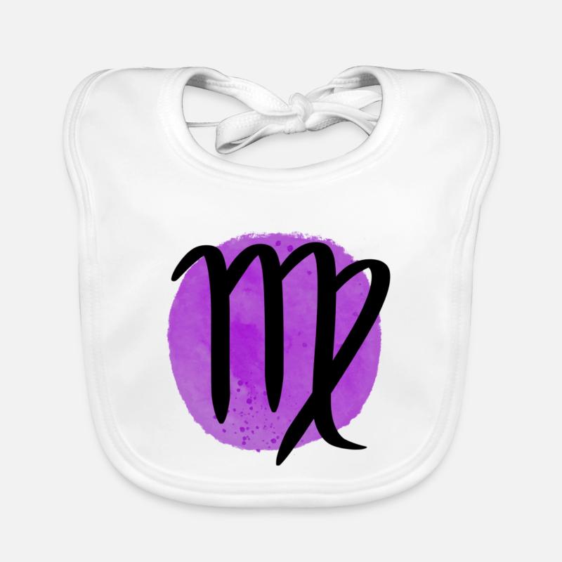 Sternzeichen Jungfrau Baby Bio-Lätzchen