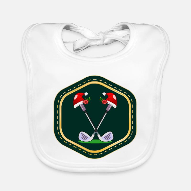 CADEAUX DE NOËL GOLF Bavoir bio Bébé
