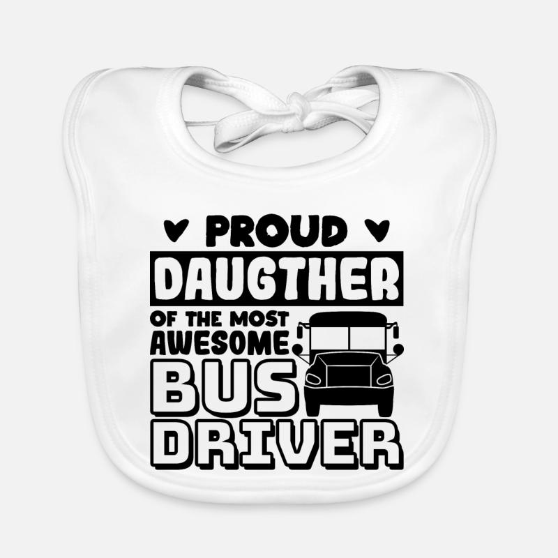 Busfahrer Tochter Baby Bio-Lätzchen