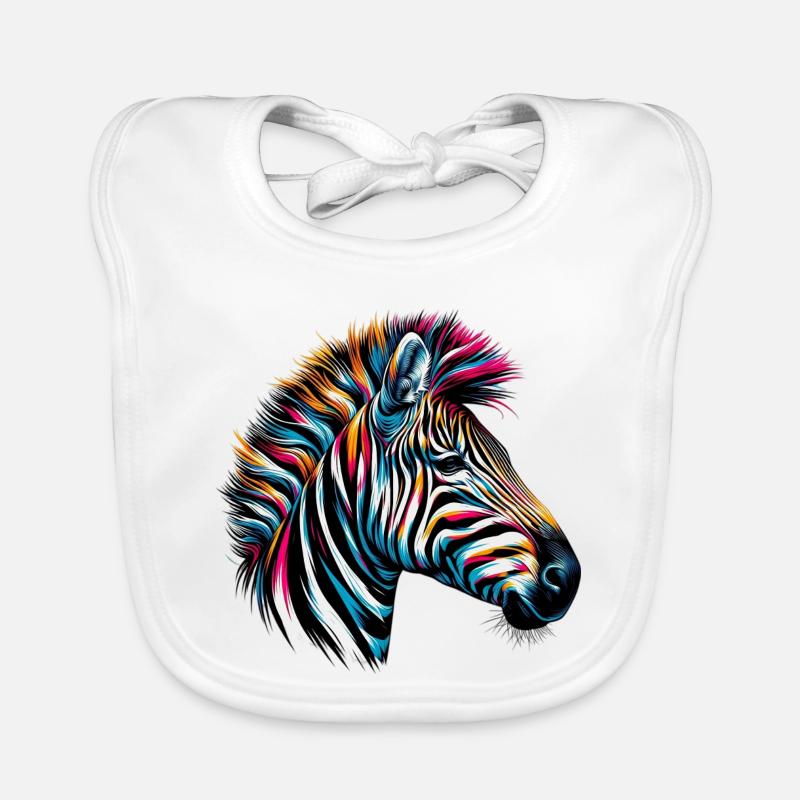 Zebra Organic Baby Bibs