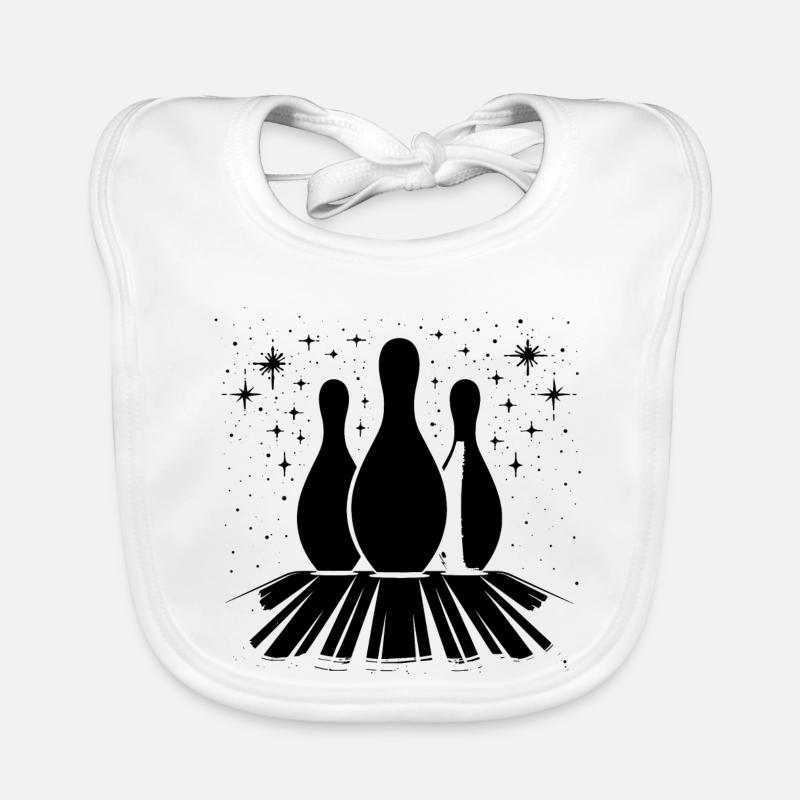 Quilles Bowling Bavoir bio Bébé