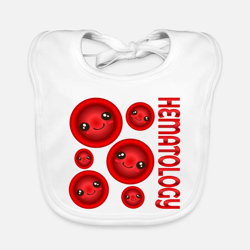 BLOOD HEMATOLOGY Organic Baby Bibs