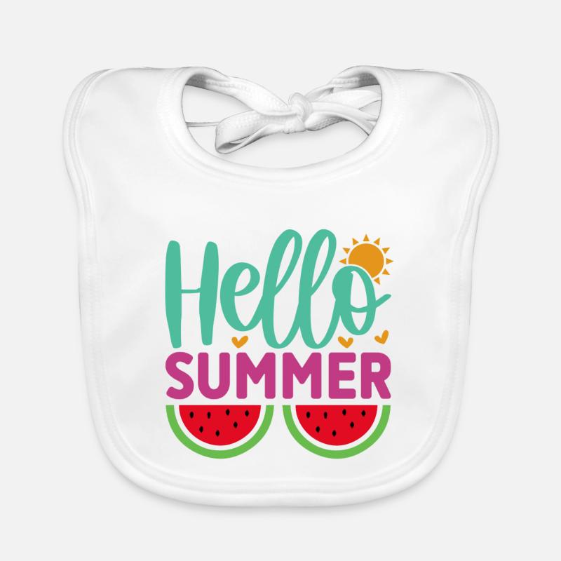 Hallo Sommer Baby Bio-Lätzchen